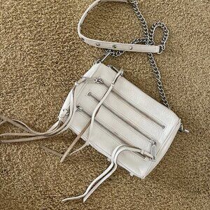 Rebecca Minkoff White Leather Crossbody